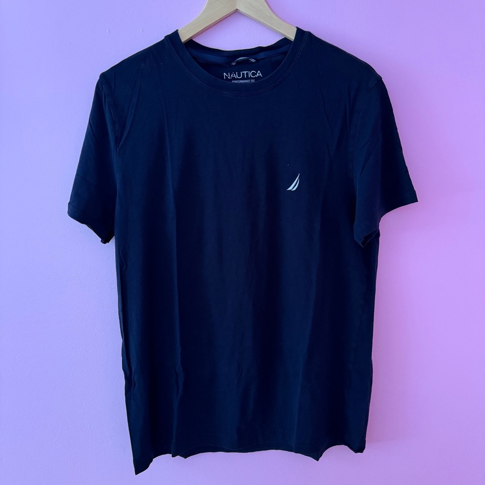 Nautica Navy Short Sleeve Tee Classic Style
